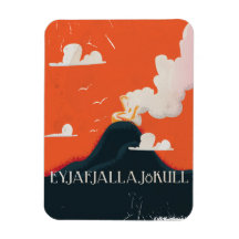 Eyjafjallajökull Vulkan Resor Affisch