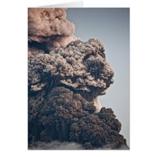 Eyjafjalljokull Volcanic Eruption Hälsningskort