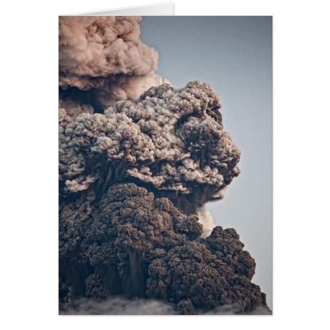 Eyjafjalljokull Volcanic Eruption Hälsningskort (Framsidan)