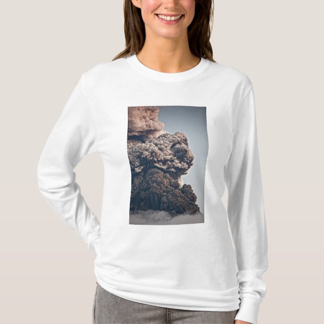 Eyjafjalljokull vulkaniskt utbrott tee (Framsida)