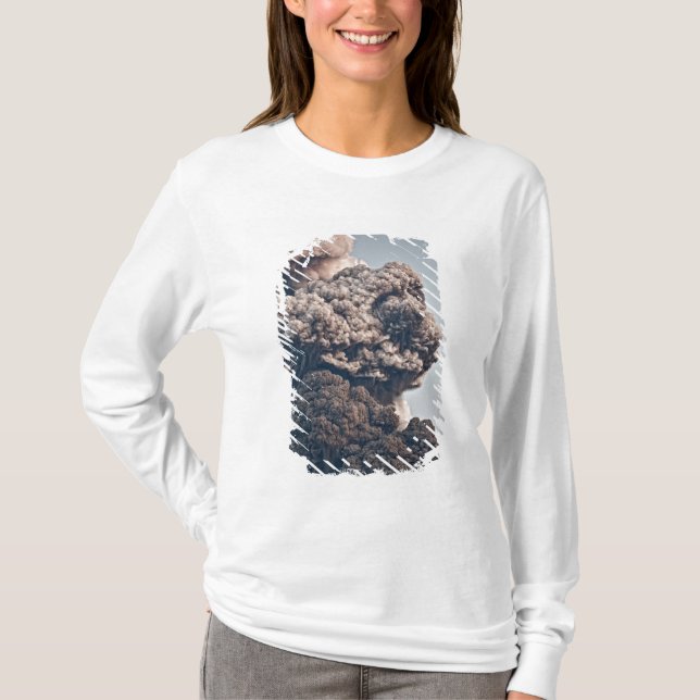 Eyjafjalljokull vulkaniskt utbrott tee shirt (Framsida)