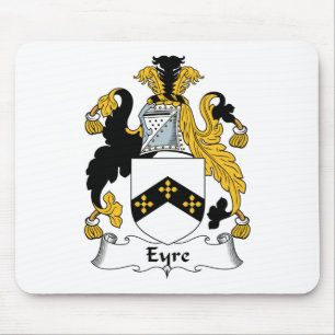Eyre familjvapensköld musmatta