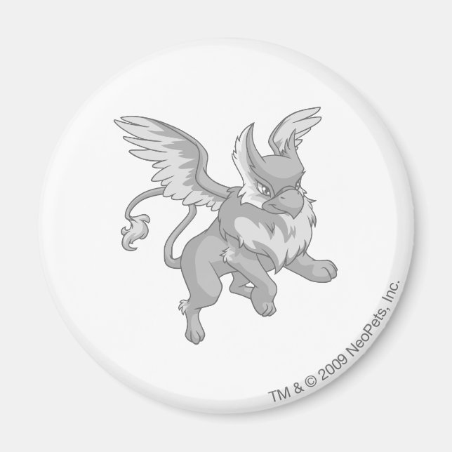 Eyrie Silver Magnet (Framsidan)