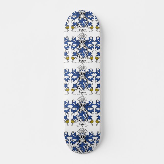 Eyton familjvapensköld skateboard bräda 20,5 cm (Framsida)