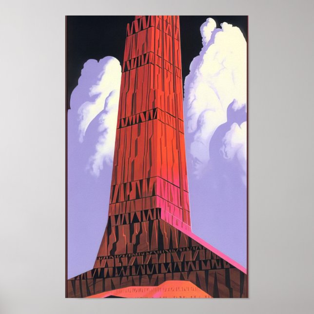 Eyvind Earle -  Åska in i fjärran -  1997;  Poster (Framsidan)
