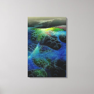 Eyvind Earle - Fält of Fog Canvastryck