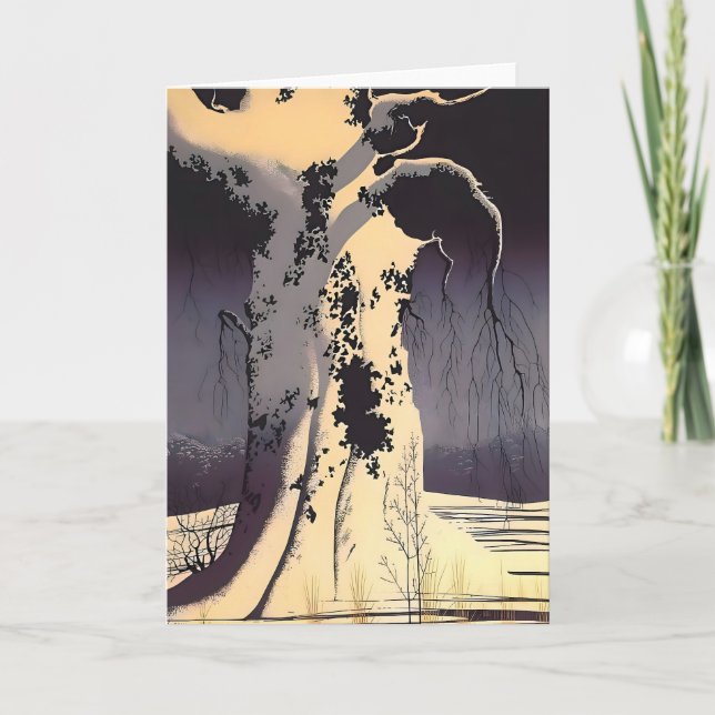 Eyvind Earle konst Kort (Framsida)