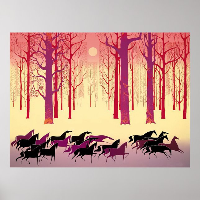 Eyvind Earle -  Land of Midnite Sun - 1983; USA Poster (Framsidan)