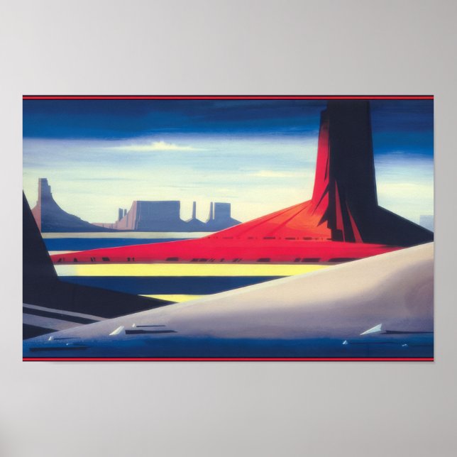 Eyvind Earle -  Monument Valley - 1995; Förenta st Poster (Framsidan)