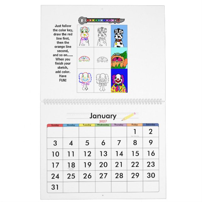 EZ-klottret - dra på mig ..... Kalender (Jan 2027)