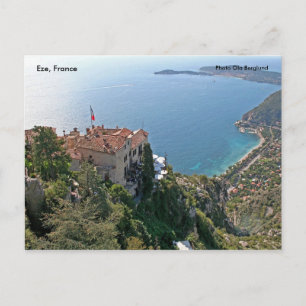Eze, Frankrike, Photo Ola Berglund Vykort
