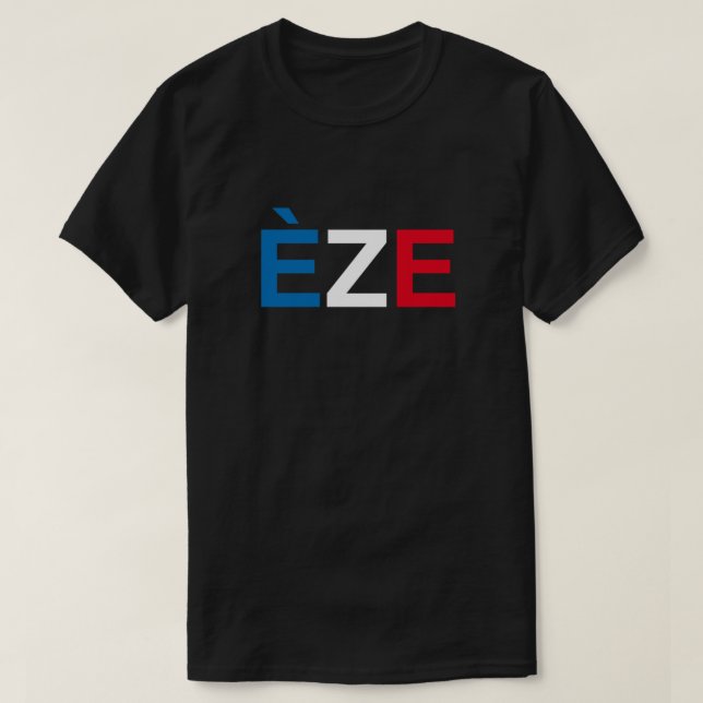 EZE Fransk Flagga Essential T Shirt (Design framsida)