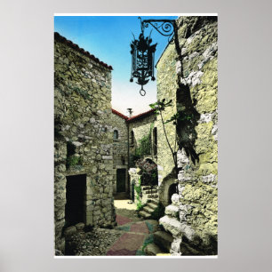 Eze maritima Alpes Poster