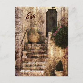 Eze, vykort för Provence