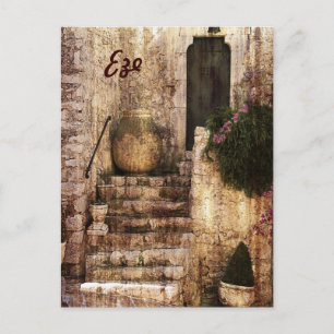 Eze, vykort för Provence