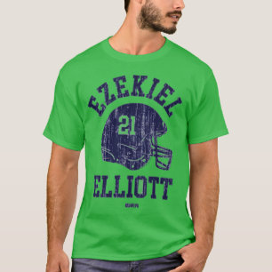 Ezekiel Elliott Dallas Helmet Font TShirt T Shirt