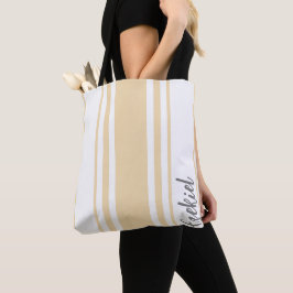 Ezekiel Minimalist Ränder Monogram Tygkasse