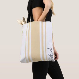 Ezekiel Minimalist Ränder Monogram Tygkasse