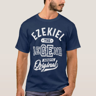 Ezekiel Personlig Namn Birthday Gift T Shirt
