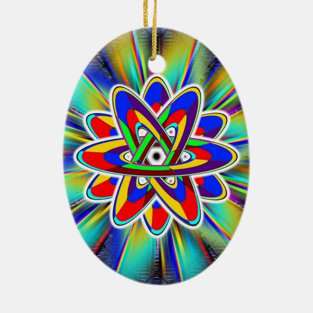 "Ezekiels hjul" Julgransprydnad Keramik (Baksidan)