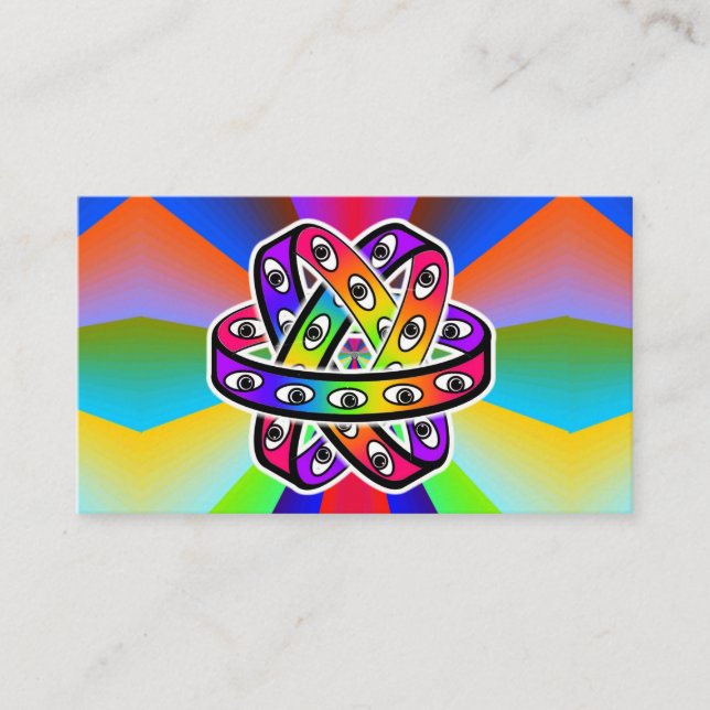 Ezekiels hjul (lägg till ord) visitkort (Framsida)