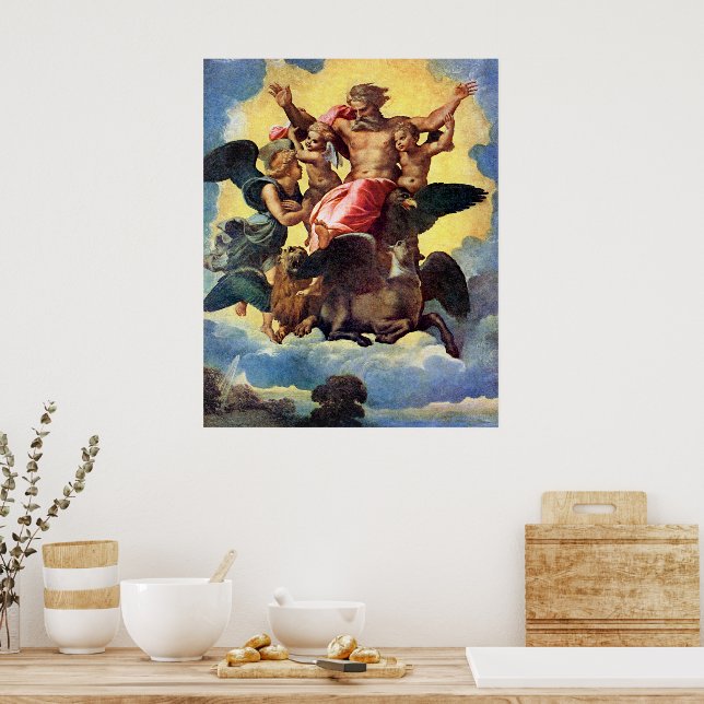 Ezekiels vision, målning av Rafael, Poster (Kök)