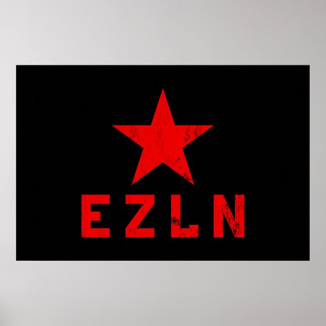 EZLN - Ejército Zapatista de Liberación Nacional Poster (Framsidan)