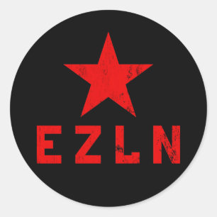 EZLN - Ejército Zapatista de Liberación Nacional Runt Klistermärke