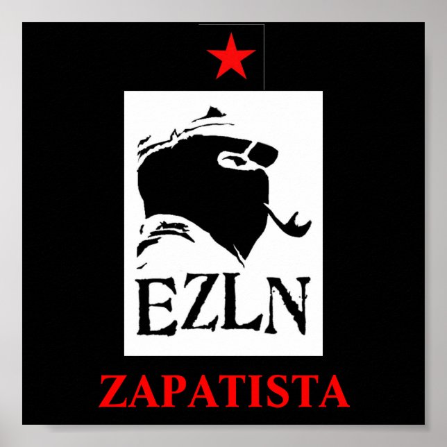 ezln zapatista poster (Framsidan)