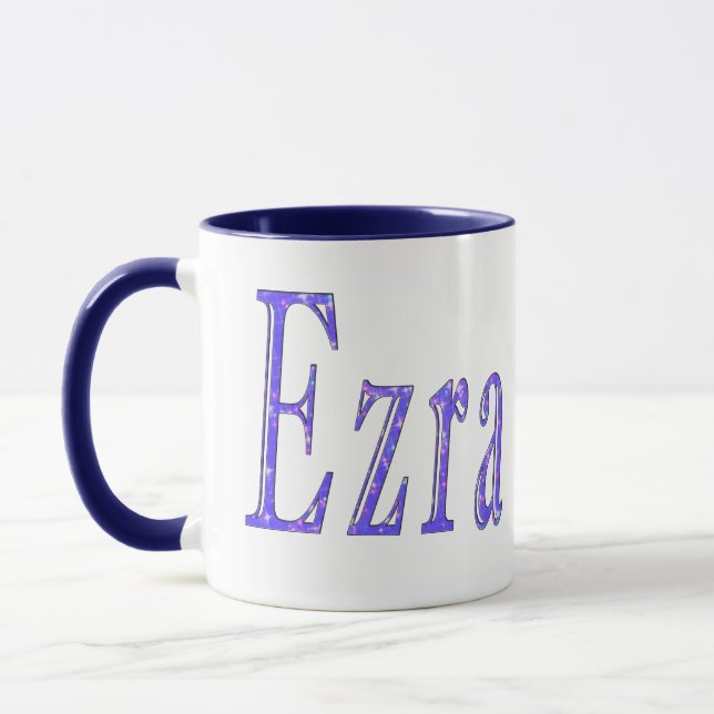 Ezra, Namn Logotyp Mugg (Vänster)