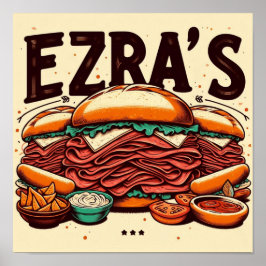 Ezras Deli Poster