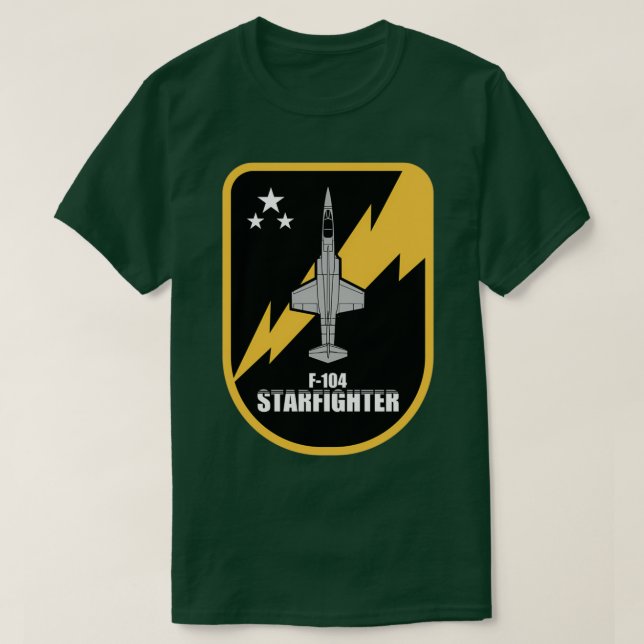 F104 StarfighterTShirt T Shirt (Design framsida)