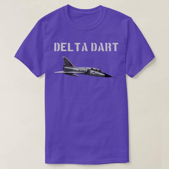F106 DELTA DART T Jet Fighter Flygplan Gift 1 Shirt (Design framsida)