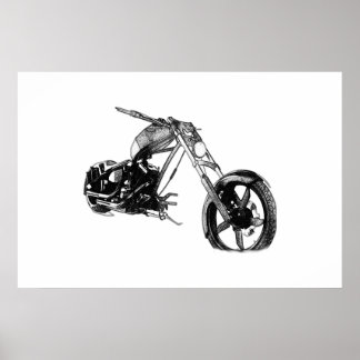 F117 Motorcyklar Poster