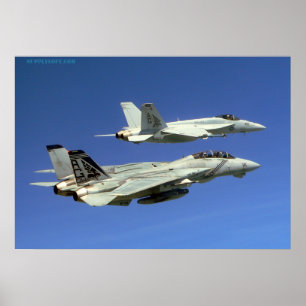 F14 och F18 Poster