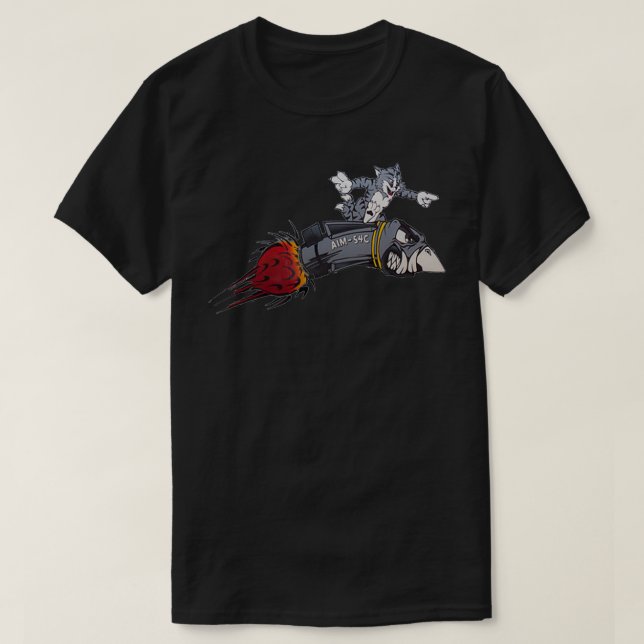 F14 Tomcat Nose Art  T Shirt (Design framsida)