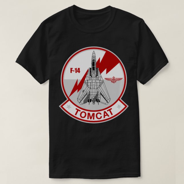F14 Tomcat Patch  T Shirt (Design framsida)
