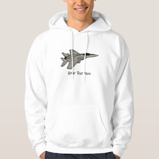 F15 Bekämpningsdesign Hoodie (Framsida)