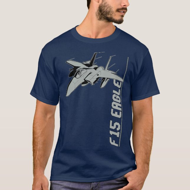 F15 Eagle Jet Fighters T Shirt (Framsida)