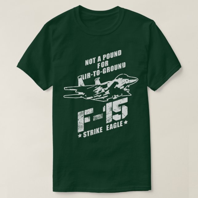 F15 Strike Eagle USAF Jet Fighter  T Shirt (Design framsida)