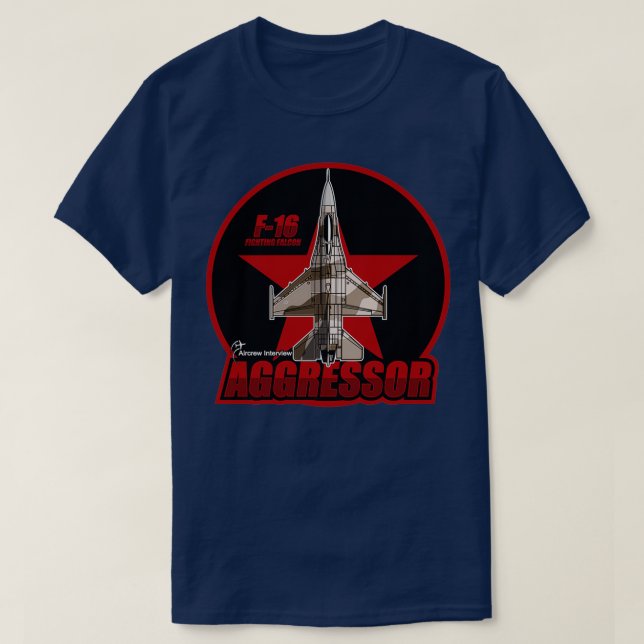 F16 Aggressor 2  T Shirt (Design framsida)