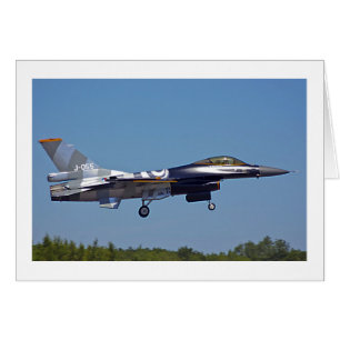 F16 Bekämpning av falk Hälsningskort