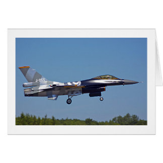 F16 Bekämpning av falk Hälsningskort