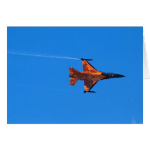 F16 Bekämpning av falk Hälsningskort