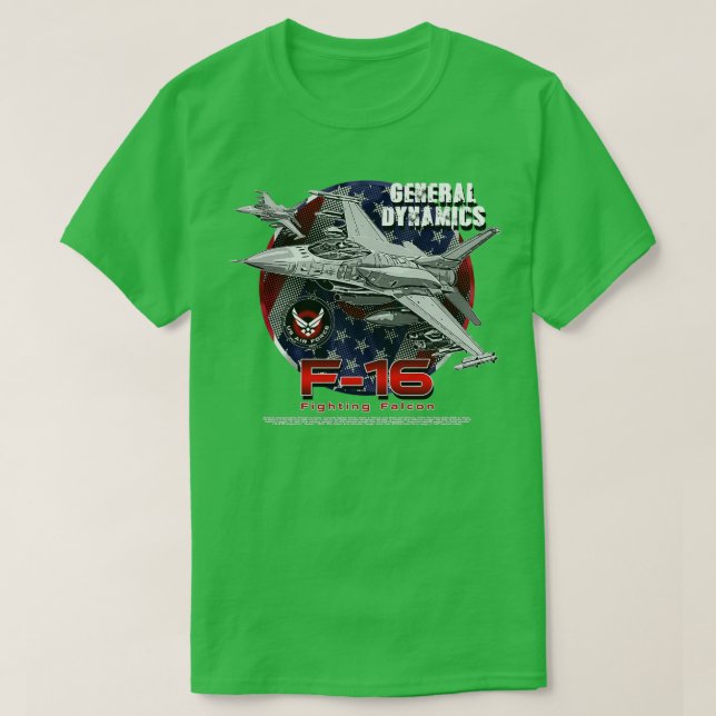 F16 Falcon Fighting Falcon Fighter Jet T Shirt (Design framsida)
