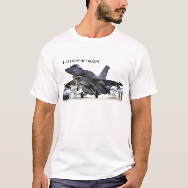 F16-FIGHTING-FALCON T SHIRT (Framsida)