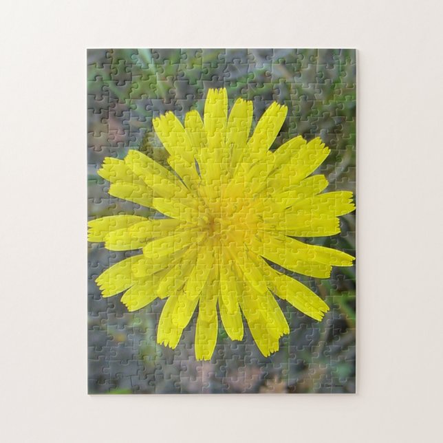 F16 Gul Vildblomma King Devil Pussel (Vertikal)