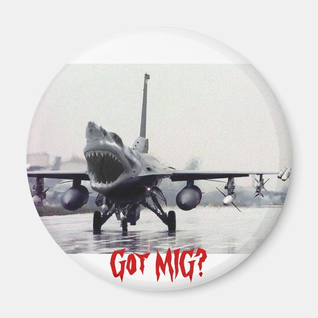 F16 Hajmagnet Magnet (Framsidan)
