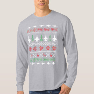 F16 Jultröja - på grått T Shirt