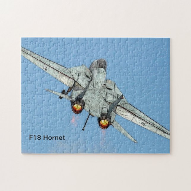 F18 Hornet Puzzle Pussel (Horisontell)